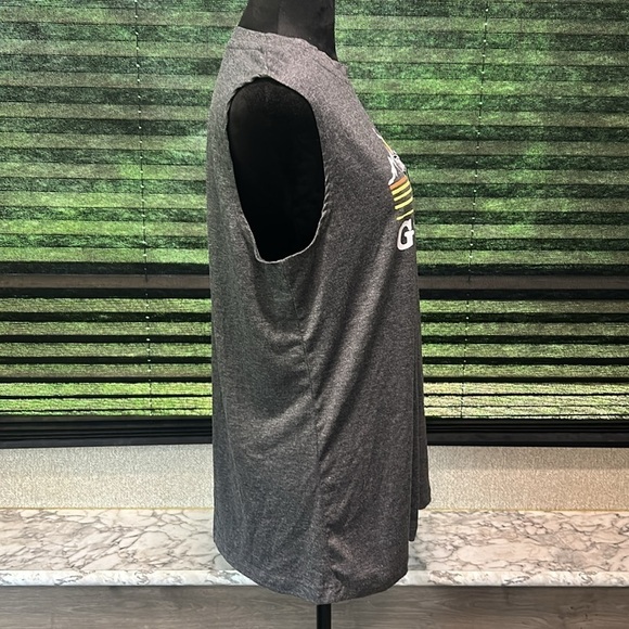 Women’s Get Lost in the Great Outdoors Bug Logo Front Grey Tank Top Size Large - Picture 4 of 7